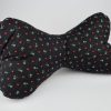Leseknochen Schwarz mit Blümchen – Bild 2