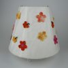 Papierlampe mit bunten Orange/Roten Blumen – Bild 6