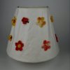 Papierlampe mit bunten Orange/Roten Blumen – Bild 4