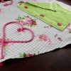 Funktionelle Küchenschürze weiß/grau mit Rosen – Bild 2