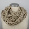 Loop Beige Leinenoptik Baumwolle