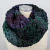 weicher Loop petrol aubergine lila