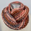 weicher Loop braun grau apricot