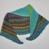 Schmaler Drachenschal Türkis/Bunt – Bild 3