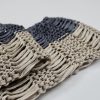 Sommerloop Beige/Dunkelgrau Baumwolle – Bild 2