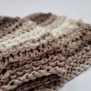 Sommerloop Braun/Creme Baumwolle – Bild 2