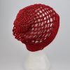 Mütze rot gehäkelt