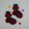 Babysocken "Finnische Zugsocken" himbeere/orange/grün,... – Bild 3