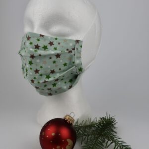 Maske (Erwachsene) Sterne - mit Nasenbügel