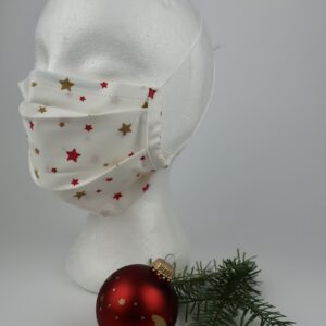 Maske (Erwachsene) Sterne - mit Nasenbügel