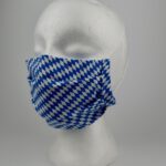 Maske (Erwachsene) bayerisches Rautenmuster
