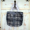 Upcycling Tasche aus Dekostoff dunkelgrau/grau – Bild 2